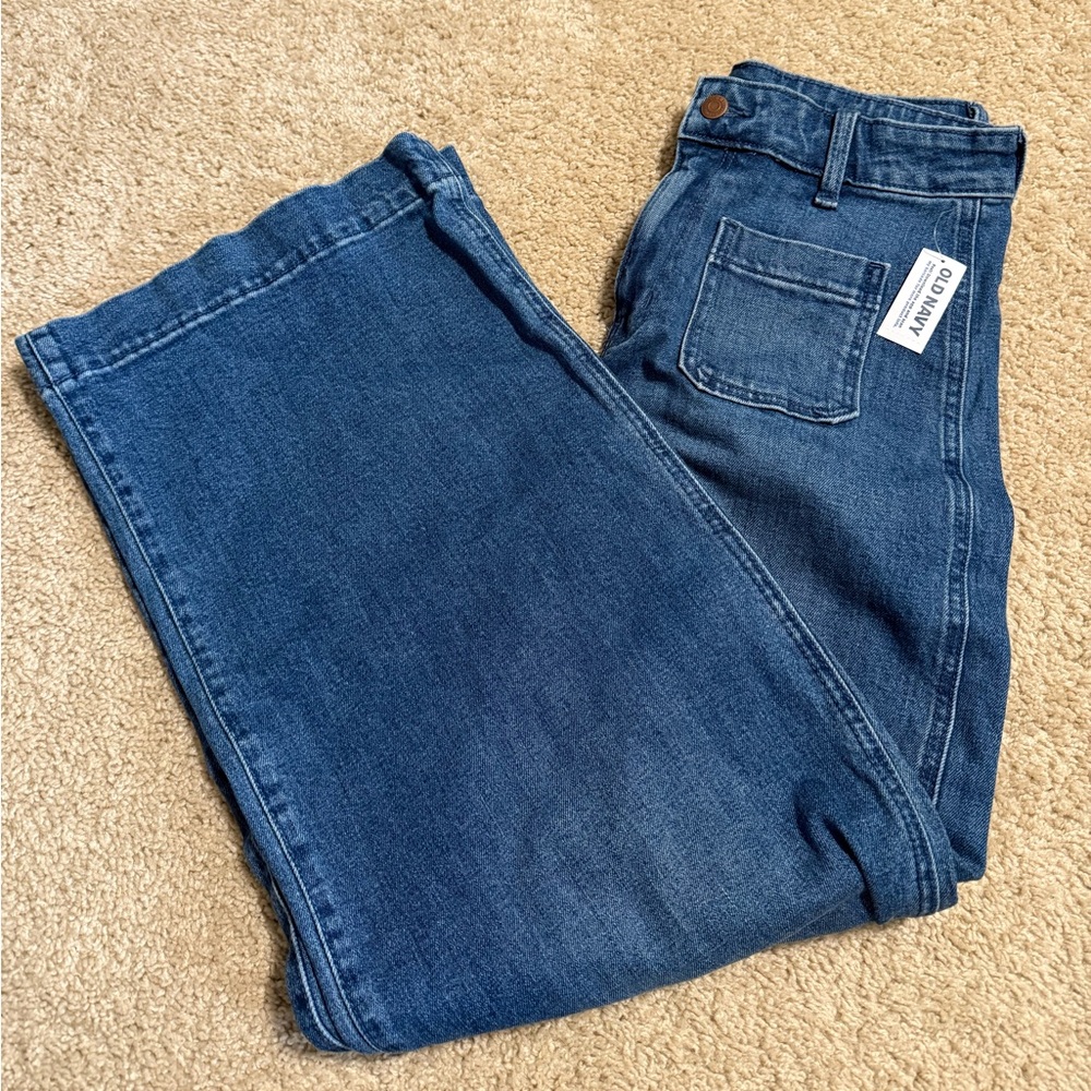 NWT Old Navy High Rise Wide Leg jeans